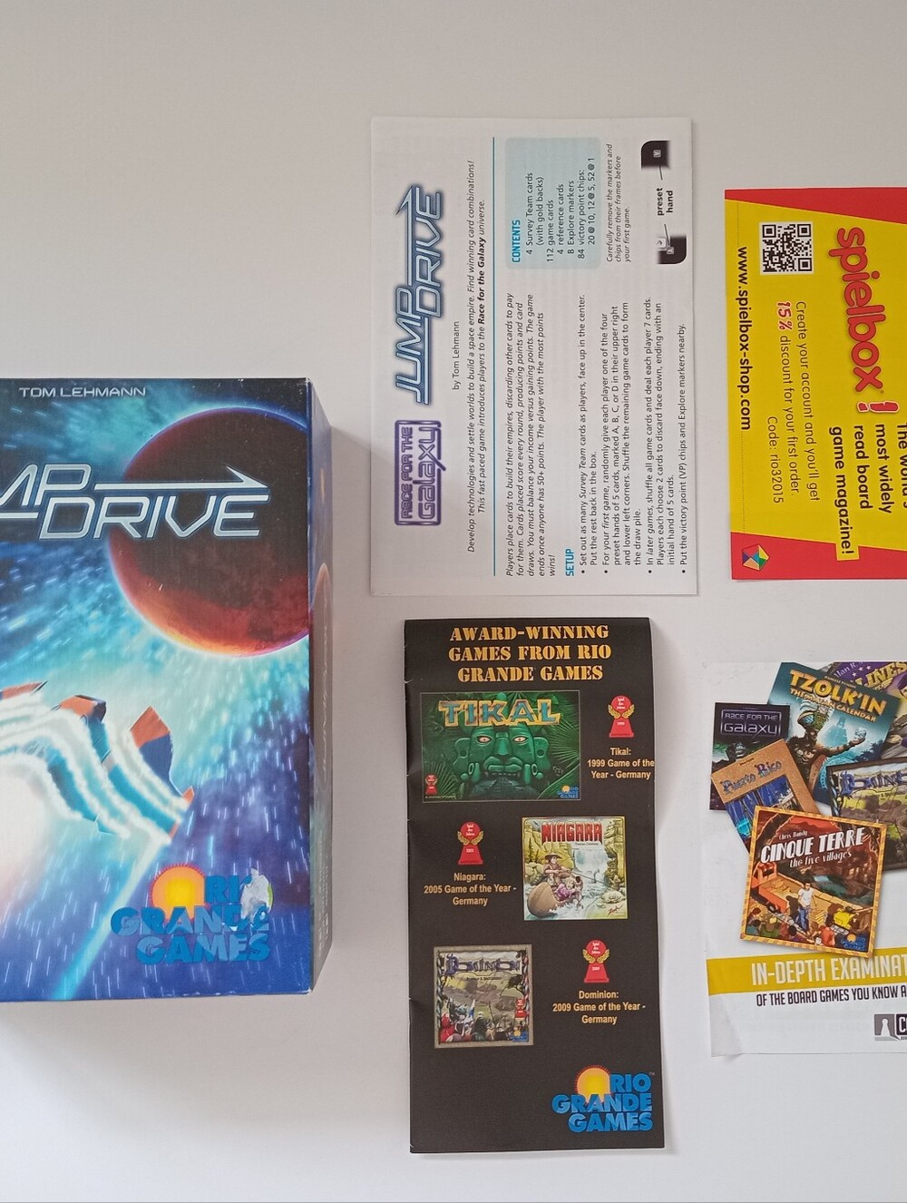 Jump Drive Board Game (Rio Grande Games, 2016) Complete - Picture 3 of 13